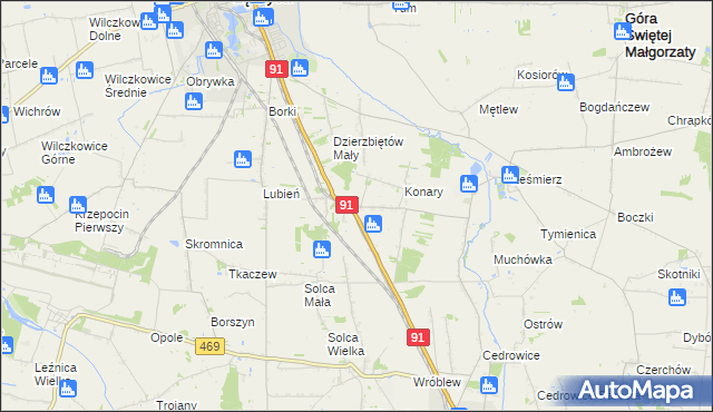 mapa Sierpów, Sierpów na mapie Targeo