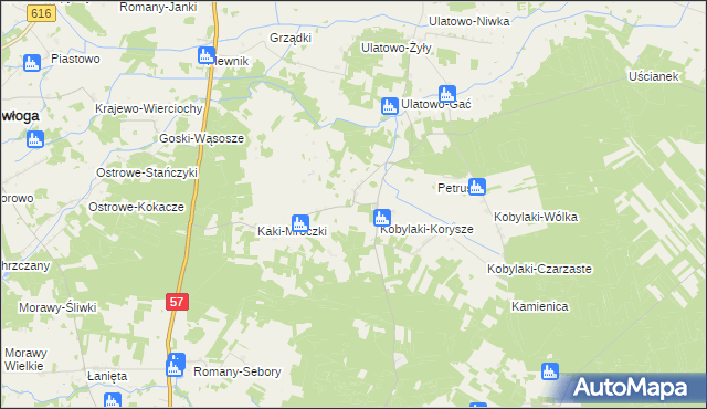 mapa Skierkowizna, Skierkowizna na mapie Targeo