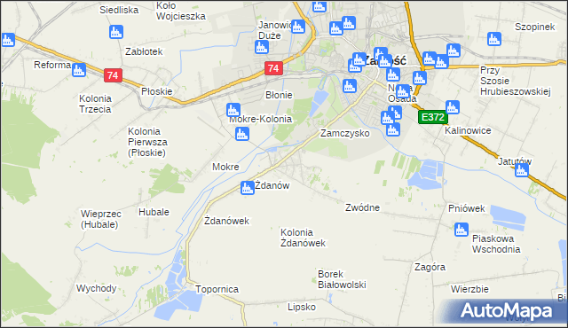 mapa Skokówka, Skokówka na mapie Targeo