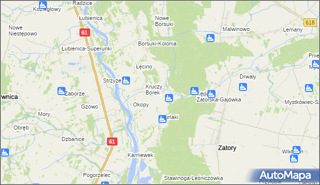 mapa Śliski, Śliski na mapie Targeo