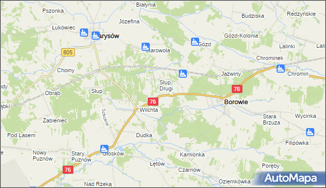 mapa Słup Pierwszy, Słup Pierwszy na mapie Targeo