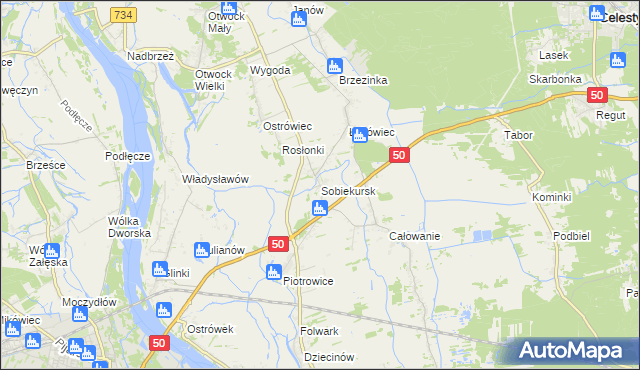mapa Sobiekursk, Sobiekursk na mapie Targeo