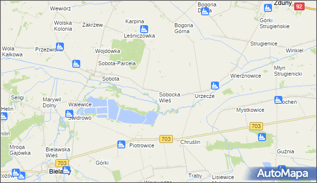mapa Sobocka Wieś, Sobocka Wieś na mapie Targeo