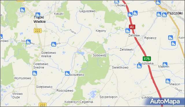 mapa Sobowidz, Sobowidz na mapie Targeo