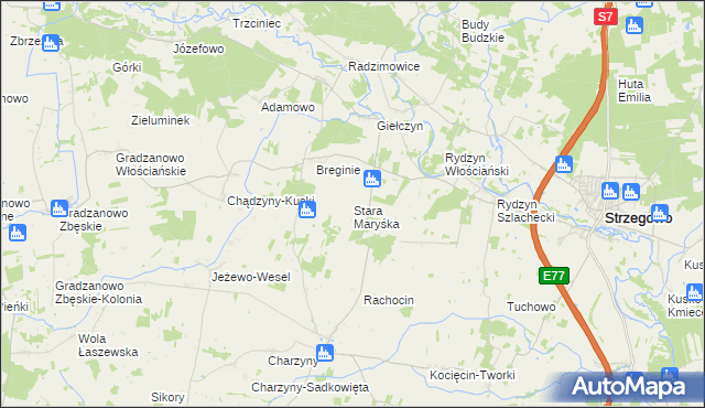 mapa Stara Maryśka, Stara Maryśka na mapie Targeo