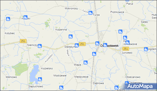 mapa Starężyn, Starężyn na mapie Targeo