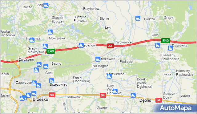 mapa Sterkowiec, Sterkowiec na mapie Targeo