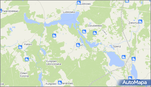 mapa Stołuń, Stołuń na mapie Targeo