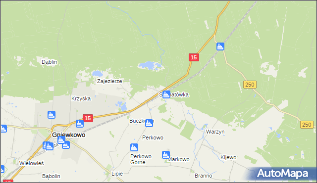 mapa Suchatówka, Suchatówka na mapie Targeo