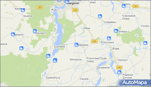 mapa Sułaszewo, Sułaszewo na mapie Targeo