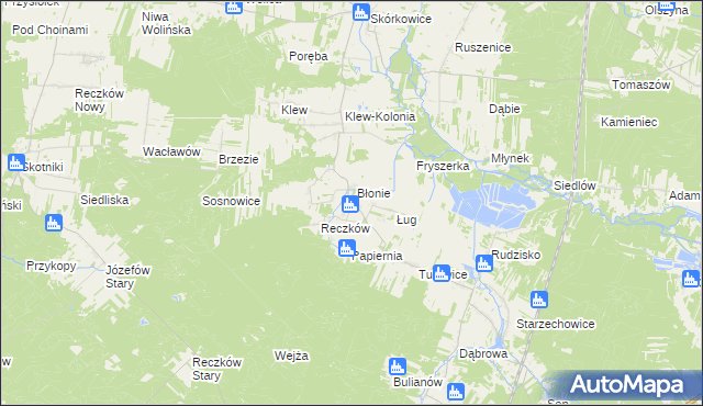 mapa Sulborowice, Sulborowice na mapie Targeo