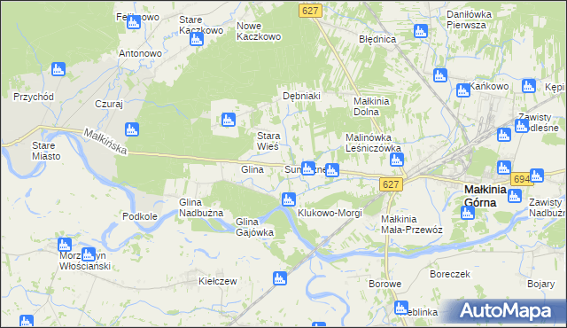 mapa Sumiężne, Sumiężne na mapie Targeo