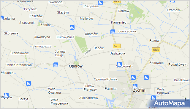 mapa Świechów, Świechów na mapie Targeo