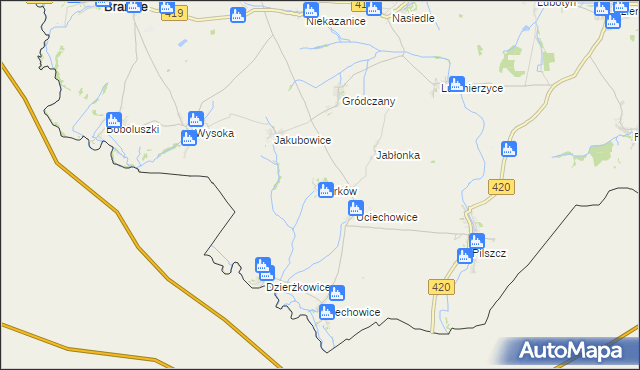 mapa Turków, Turków na mapie Targeo