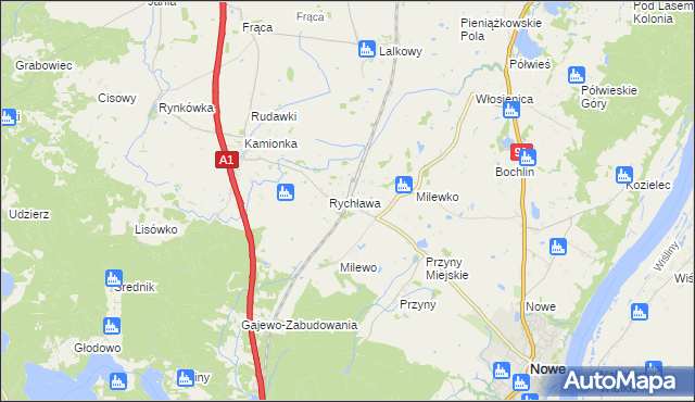 mapa Twarda Góra, Twarda Góra na mapie Targeo