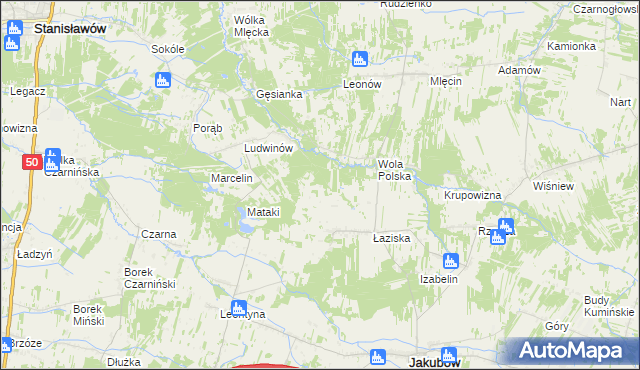 mapa Tymoteuszew, Tymoteuszew na mapie Targeo