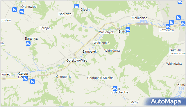 mapa Wiśniów, Wiśniów na mapie Targeo