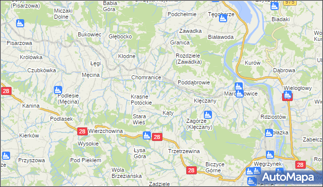 mapa Wola Marcinkowska, Wola Marcinkowska na mapie Targeo