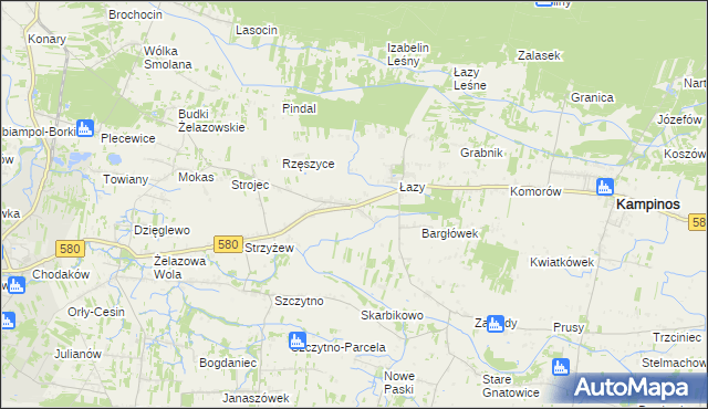 mapa Wola Pasikońska, Wola Pasikońska na mapie Targeo