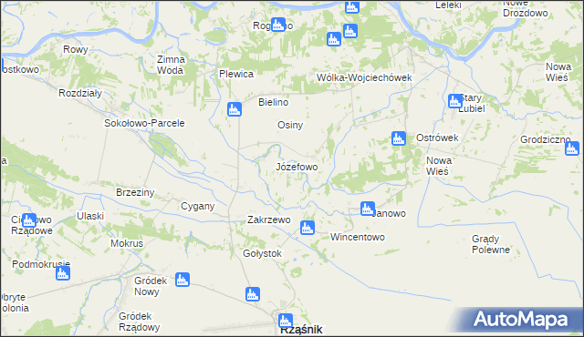 mapa Wola Polewna, Wola Polewna na mapie Targeo