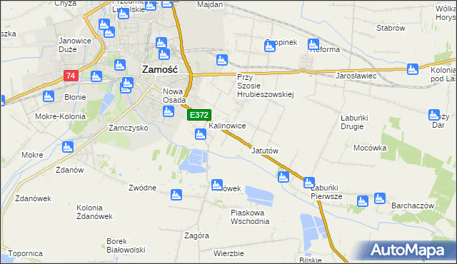 mapa Wólka Panieńska, Wólka Panieńska na mapie Targeo