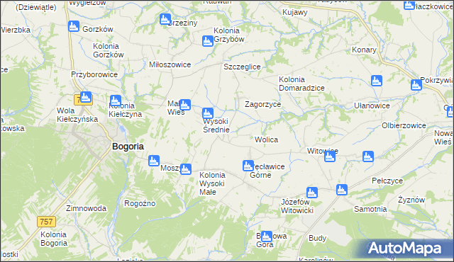 mapa Wysoki Małe, Wysoki Małe na mapie Targeo