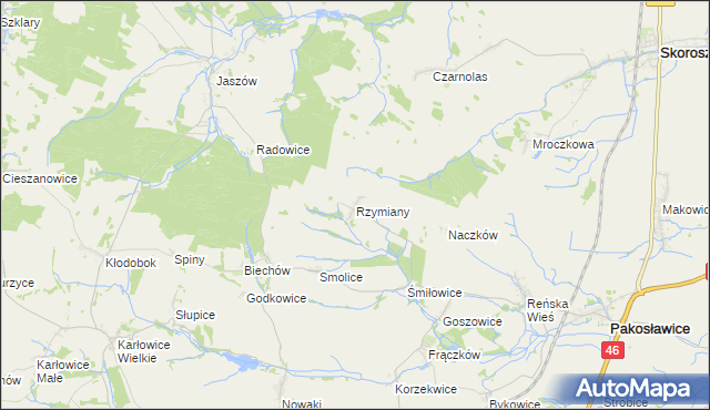 mapa Rzymiany, Rzymiany na mapie Targeo