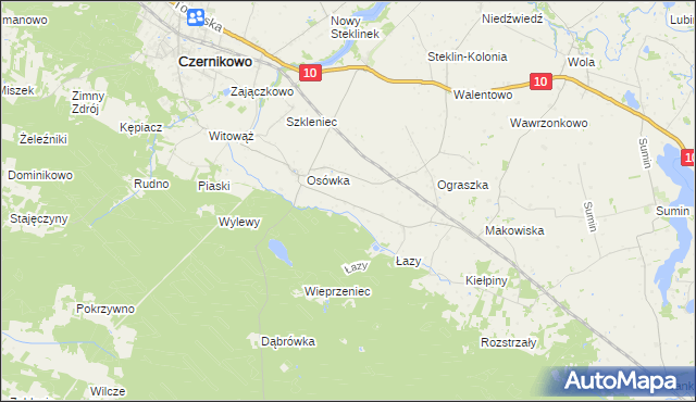 mapa Osówka-Kolonia, Osówka-Kolonia na mapie Targeo