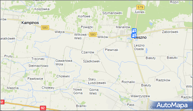 mapa Podrochale, Podrochale na mapie Targeo