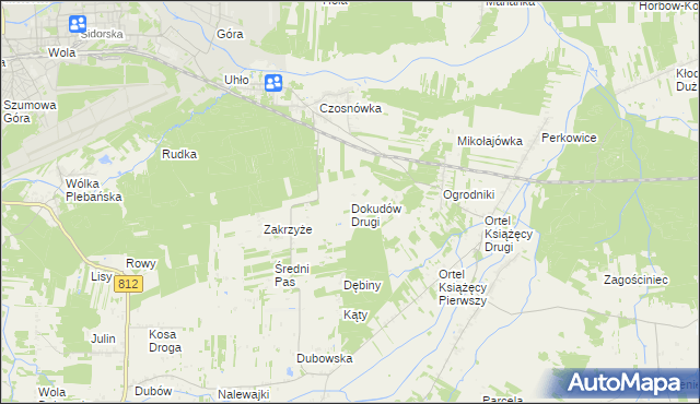 mapa Dokudów Drugi, Dokudów Drugi na mapie Targeo