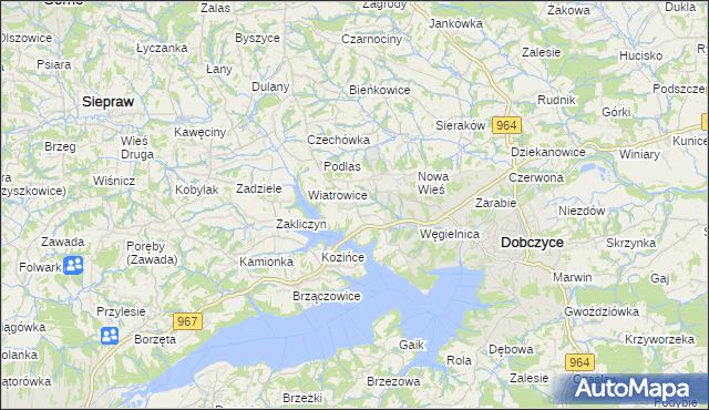 mapa Stojowice, Stojowice na mapie Targeo