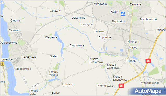 mapa Żalinowo, Żalinowo na mapie Targeo