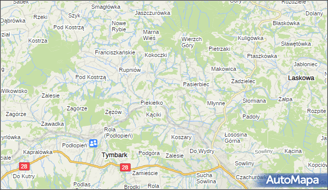 mapa Bałażówka, Bałażówka na mapie Targeo