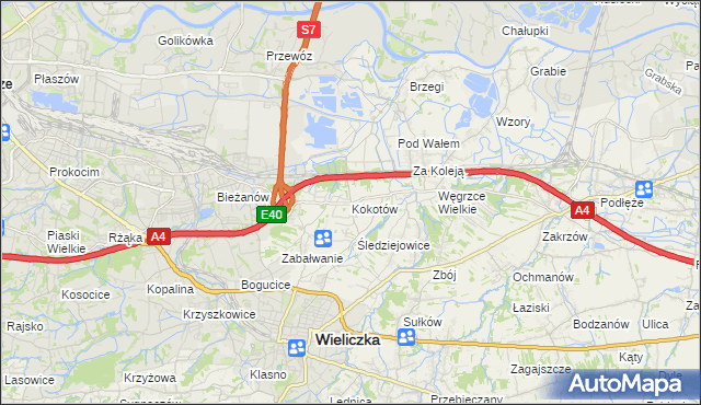 mapa Kokotów, Kokotów na mapie Targeo