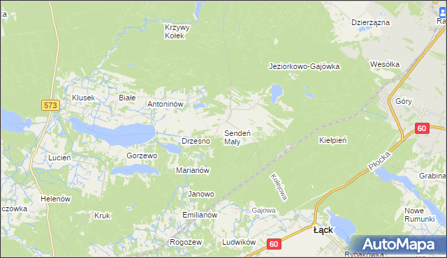 mapa Sendeń Mały, Sendeń Mały na mapie Targeo