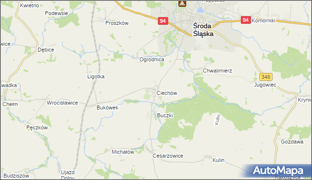 mapa Ciechów, Ciechów na mapie Targeo
