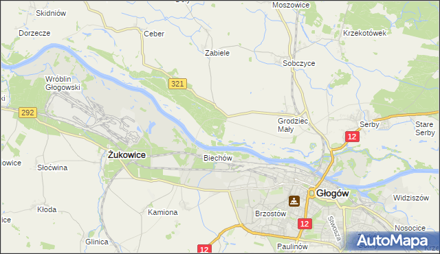 mapa Rapocin, Rapocin na mapie Targeo