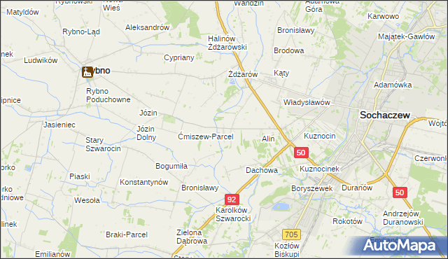 mapa Lubiejew, Lubiejew na mapie Targeo