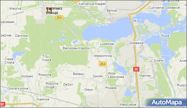 mapa Władzimirów, Władzimirów na mapie Targeo