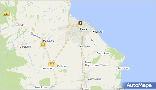 mapa Celbówko, Celbówko na mapie Targeo