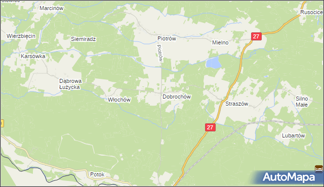 mapa Dobrochów, Dobrochów na mapie Targeo