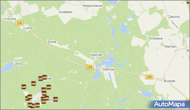 mapa Przyłęki gmina Pełczyce, Przyłęki gmina Pełczyce na mapie Targeo