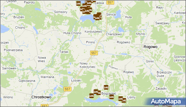 mapa Stary Kobrzyniec, Stary Kobrzyniec na mapie Targeo