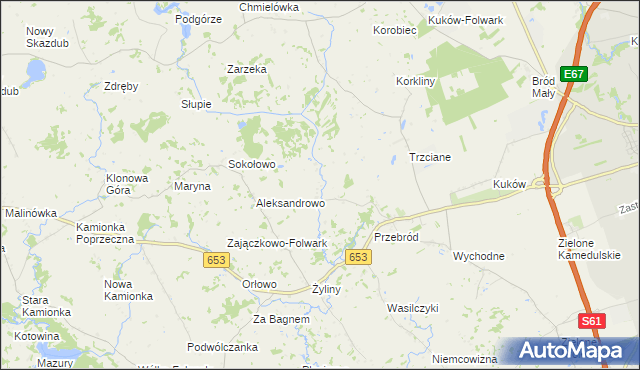 mapa Kropiwne Stare, Kropiwne Stare na mapie Targeo