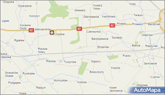 mapa Domaników, Domaników na mapie Targeo