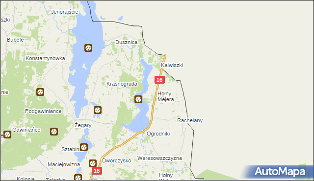 mapa Hołny Mejera, Hołny Mejera na mapie Targeo