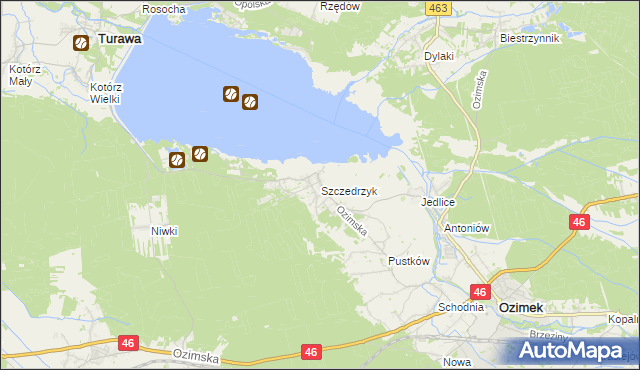 mapa Szczedrzyk, Szczedrzyk na mapie Targeo