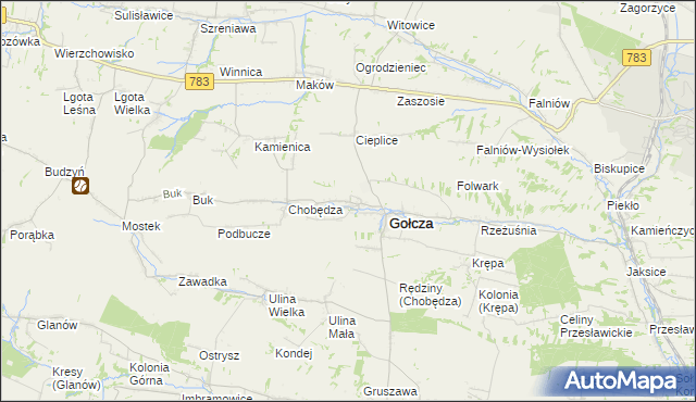 mapa Wielkanoc, Wielkanoc na mapie Targeo