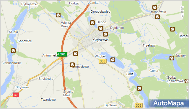 mapa Witobel, Witobel na mapie Targeo