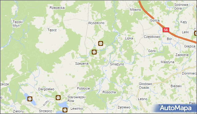 mapa Wyższe Pólko, Wyższe Pólko na mapie Targeo